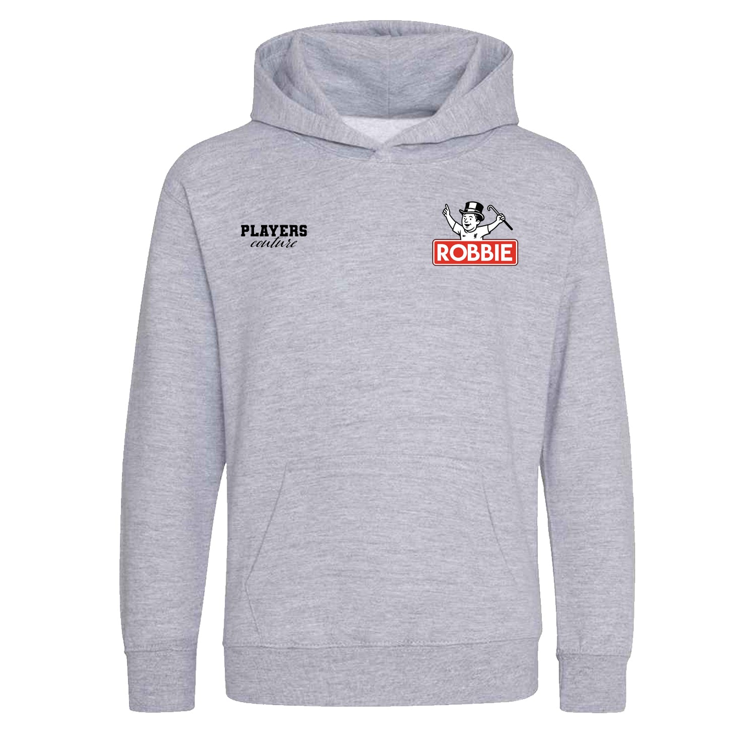 Robbie Fowler Logo Players Couture Kids Hoodie Gray