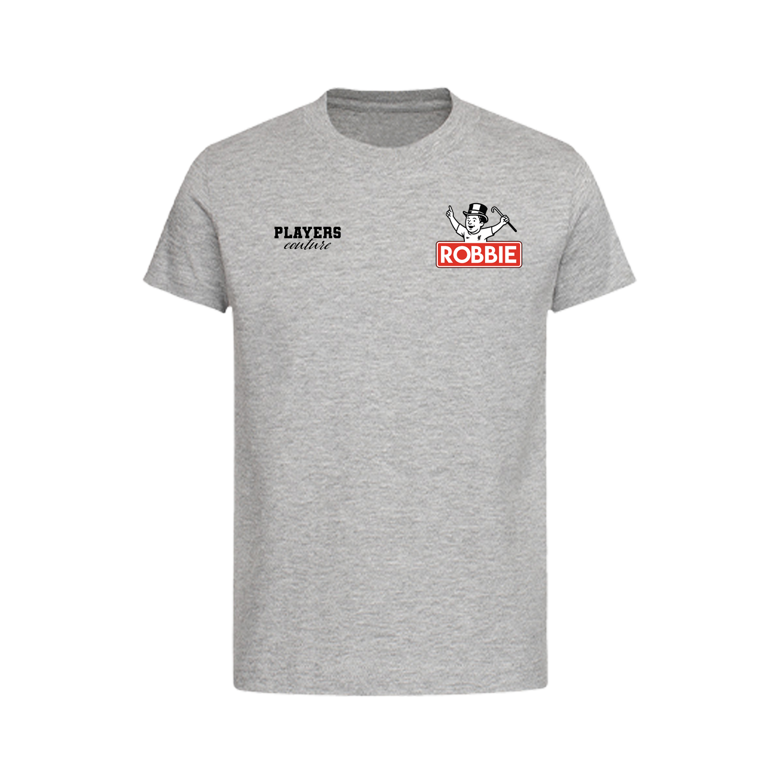 Robbie Fowler Logo Players Couture Kids T-Shirt Gray
