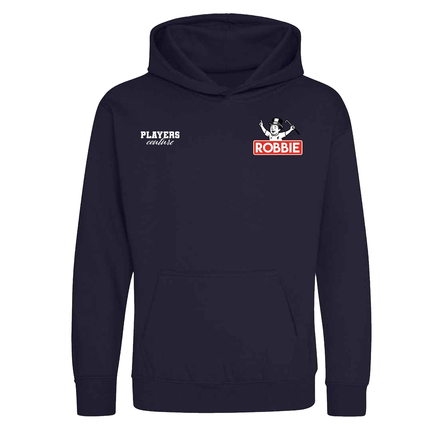 Robbie Fowler Logo Players Couture Kids Hoodie Navy