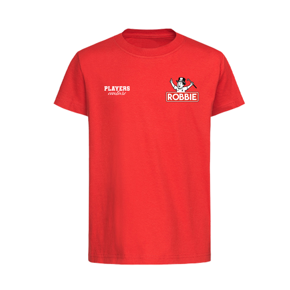 Robbie Fowler Logo Players Couture Kids T-Shirt Red