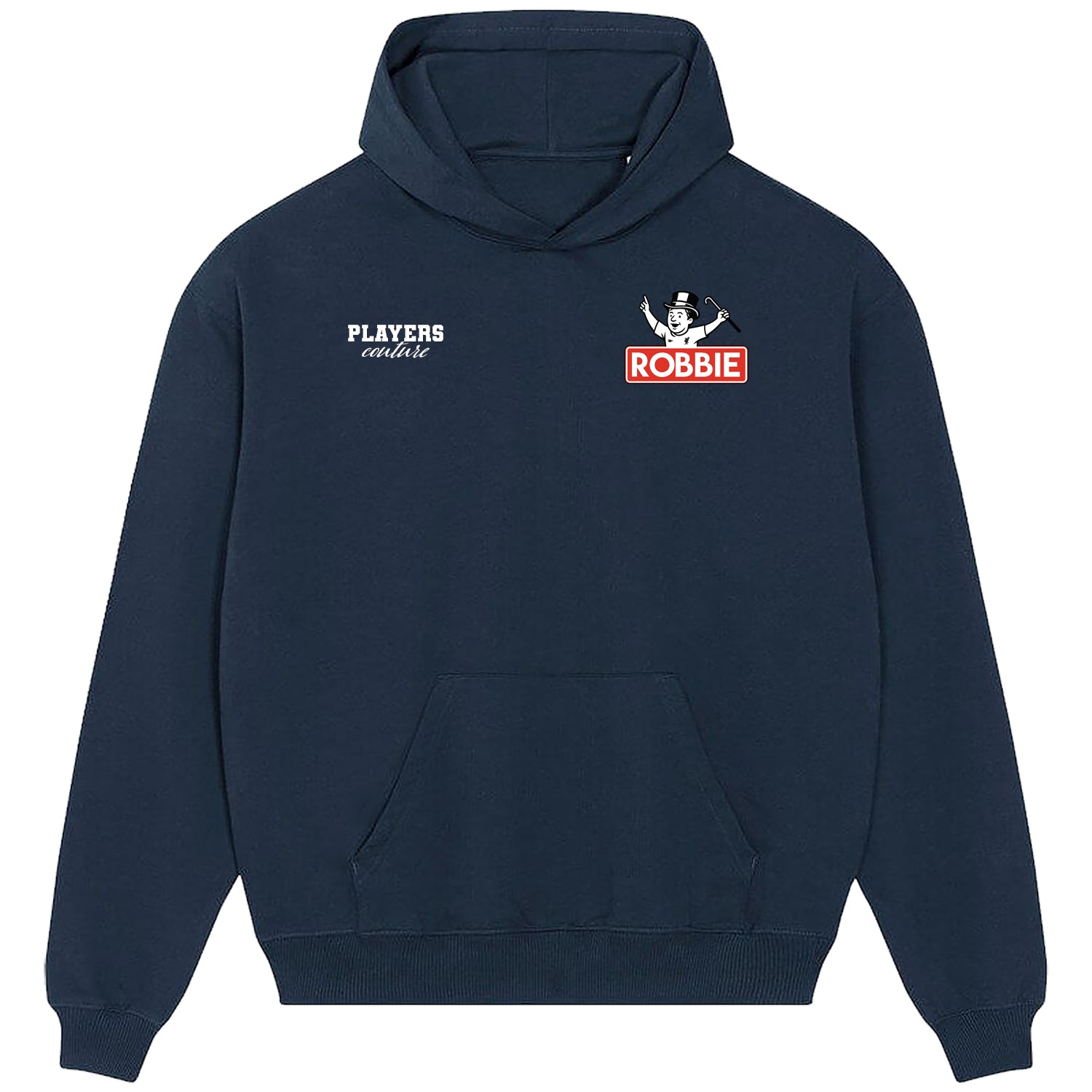 Robbie Fowler Logo Players Couture Men's Casual Hoodie Navy