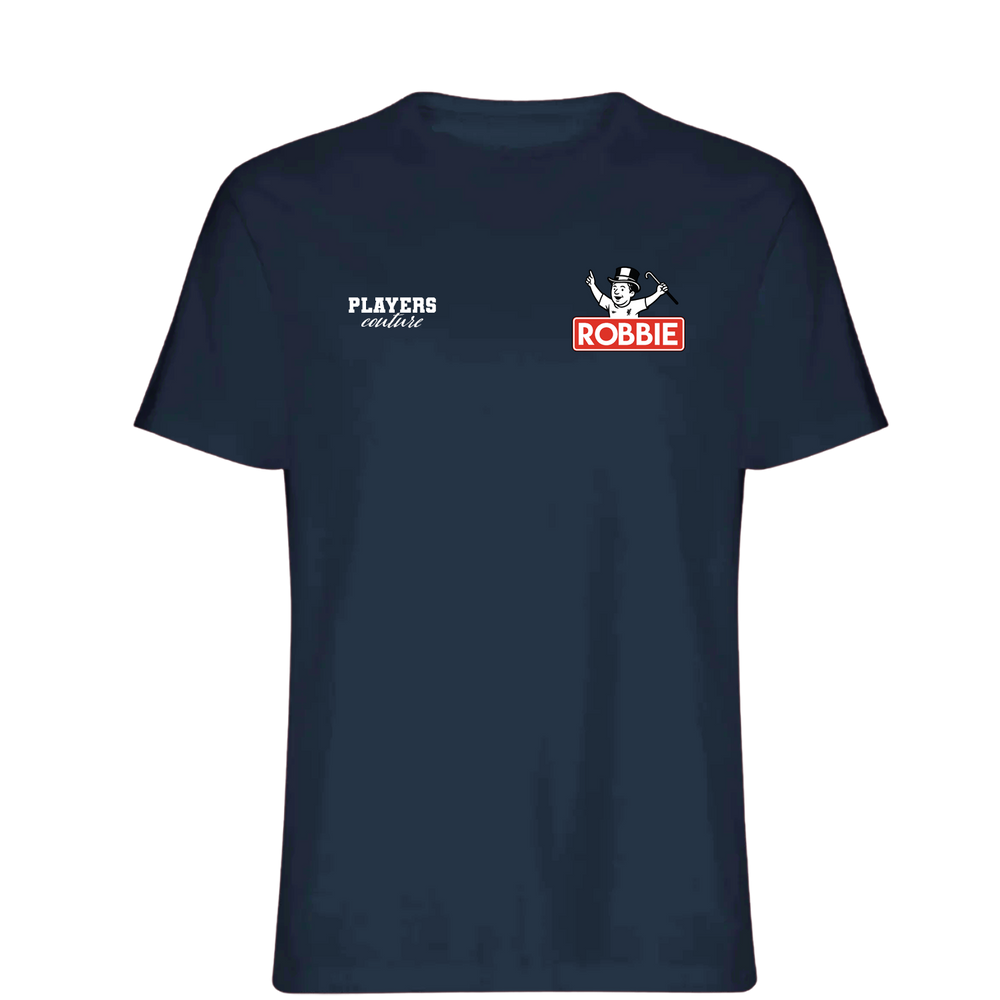 Robbie Fowler Logo Players Couture Mens T-Shirt Navy