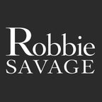 Robbie Savage Logo Men's T-Shirt – black close-up detail shot of the Robbie Savage Players Couture logo design