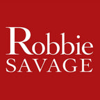 Robbie Savage Logo Men's T-Shirt – red close-up detail shot of the Robbie Savage Players Couture logo design