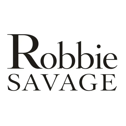 Robbie Savage Logo Men's T-Shirt – white close-up detail shot of the Robbie Savage Players Couture logo design
