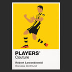 Robert Lewandowski Borussia Dortmund Icon Frame Men's Hoodie