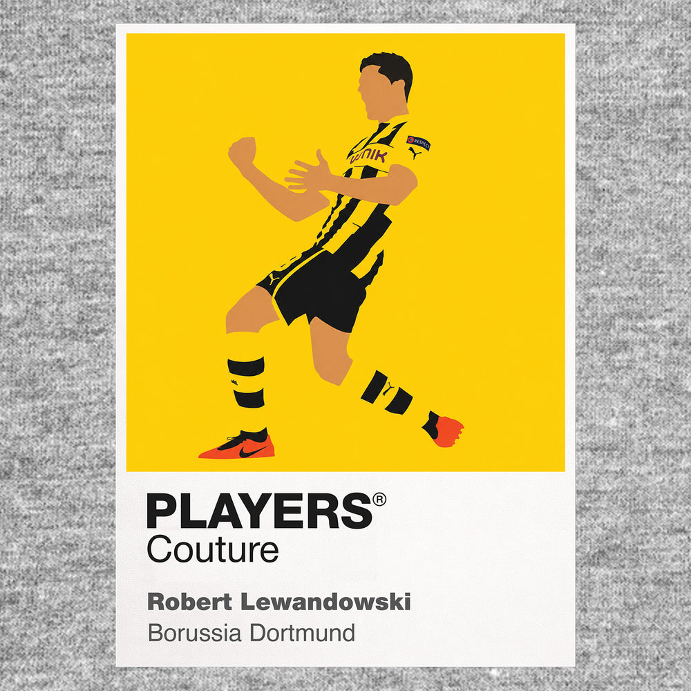 Robert Lewandowski Borussia Dortmund Icon Frame Men's Hoodie