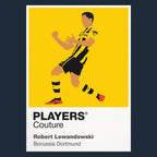 Robert Lewandowski Borussia Dortmund Icon Frame Men's Hoodie