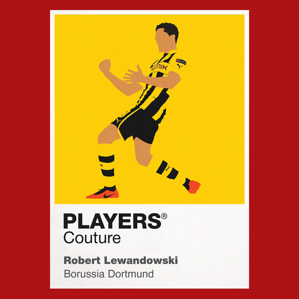 Robert Lewandowski Borussia Dortmund Icon Frame Men's Hoodie