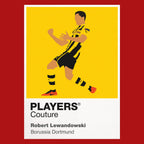 Robert Lewandowski Borussia Dortmund Icon Frame Men's Hoodie