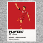 Robert Lewandowski Bayern Munich Men's T-Shirt - Grey