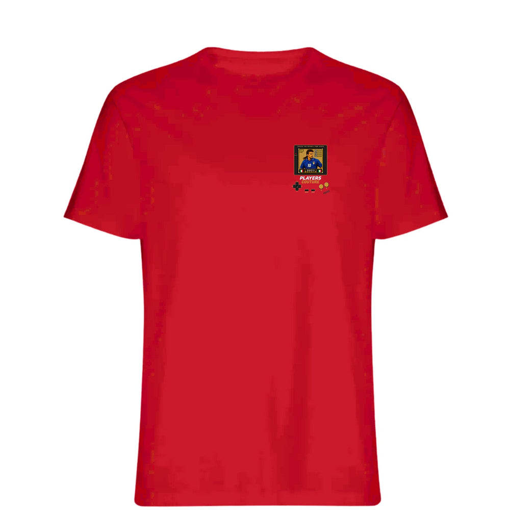 Roberto Baggio 1P 8-Bit t-shirt retro gaming design by Players Couture