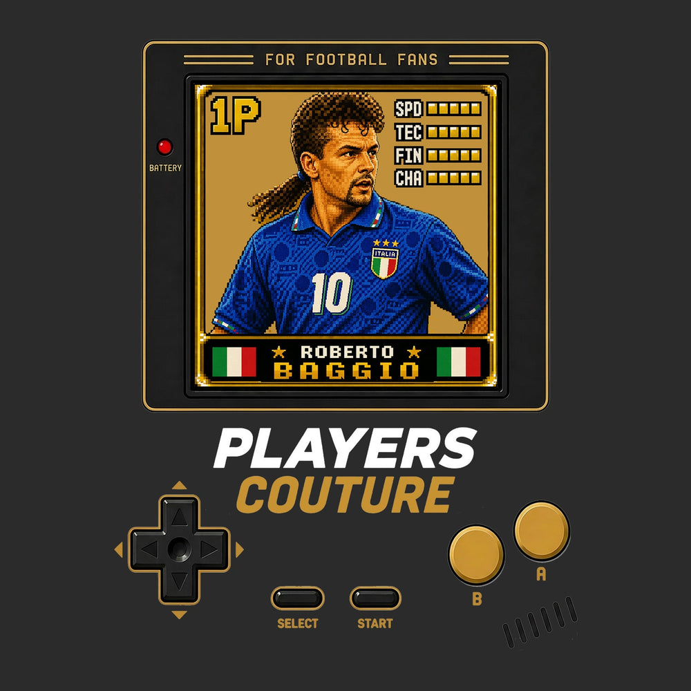 Roberto Baggio Legend 8-Bit Men's Hoodie - image 1