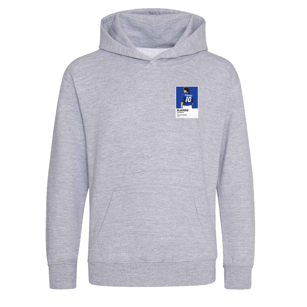 Roberto Baggio Players Couture Kids Gray Hoodie