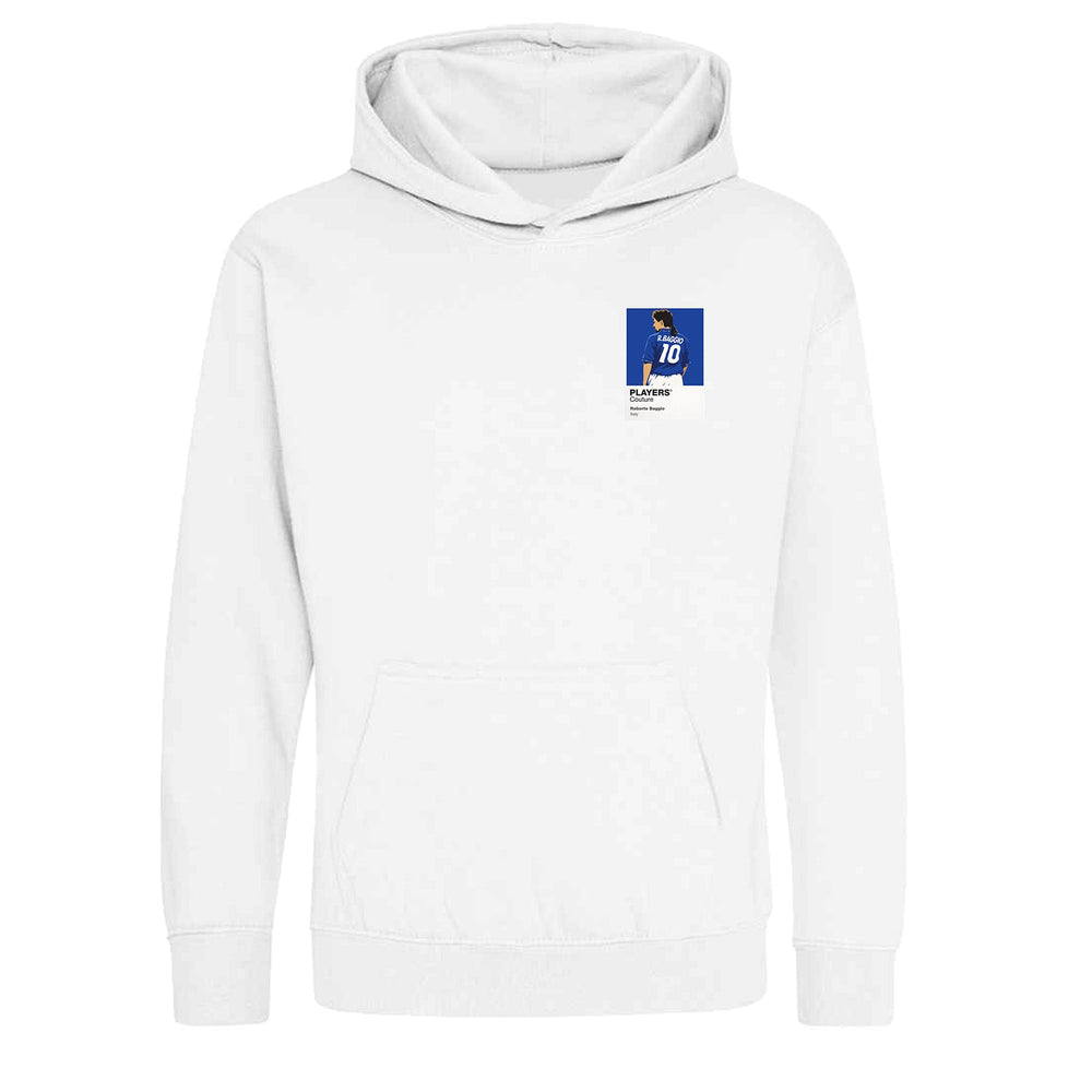 Roberto Baggio Players Couture Kids White Hoodie