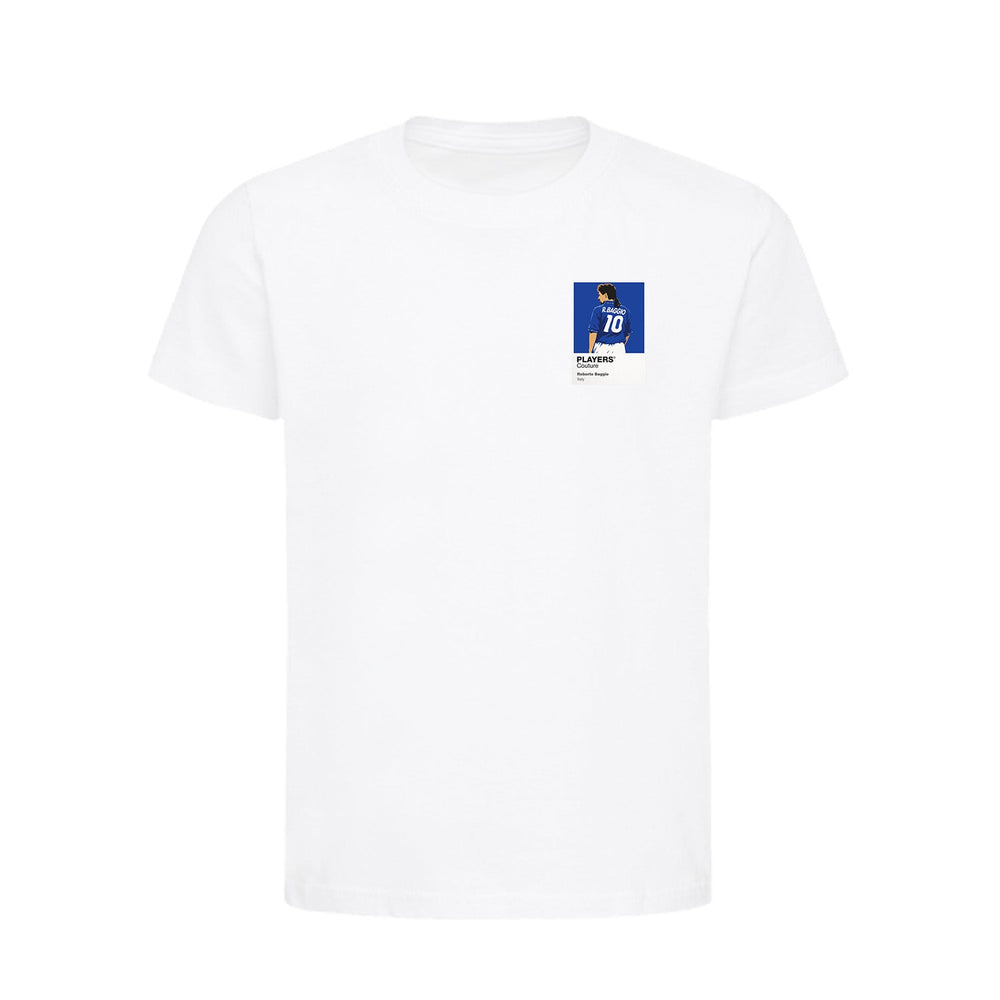 Roberto Baggio Players Couture Kids White T-Shirt