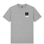 Roberto Baggio Italy Icons in Lights Frame Men's T-Shirt in Gray