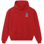 Roberto Baggio hoodie – red men's hoodie featuring the Roberto Baggio Players Couture logo
