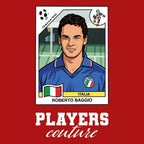 Roberto Baggio World Cup Sticker Kids Hoodie – roberto baggio red Players Couture design