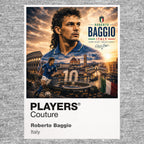 Roberto Baggio Italy Atlas Frame artwork by Players Couture