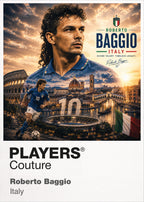 Roberto Baggio Italy Atlas Frame White men's t-shirt by Players Couture
