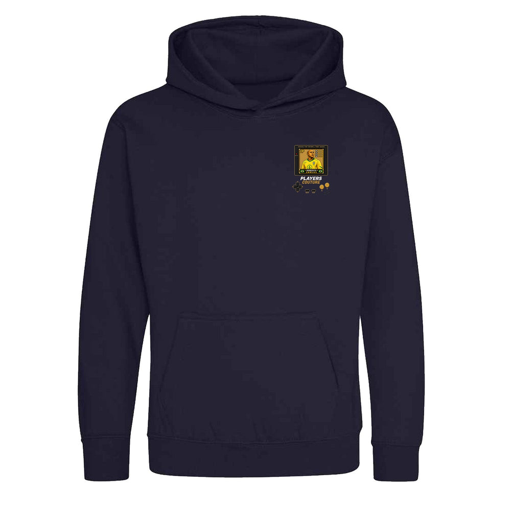 Roberto Carlos 1P 8-Bit hoodie retro gaming design by Players Couture