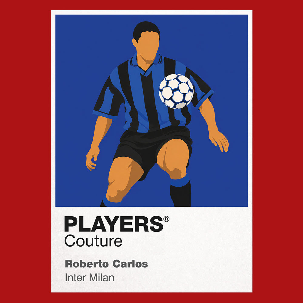 Roberto Carlos Inter Milan Icon Frame — Red