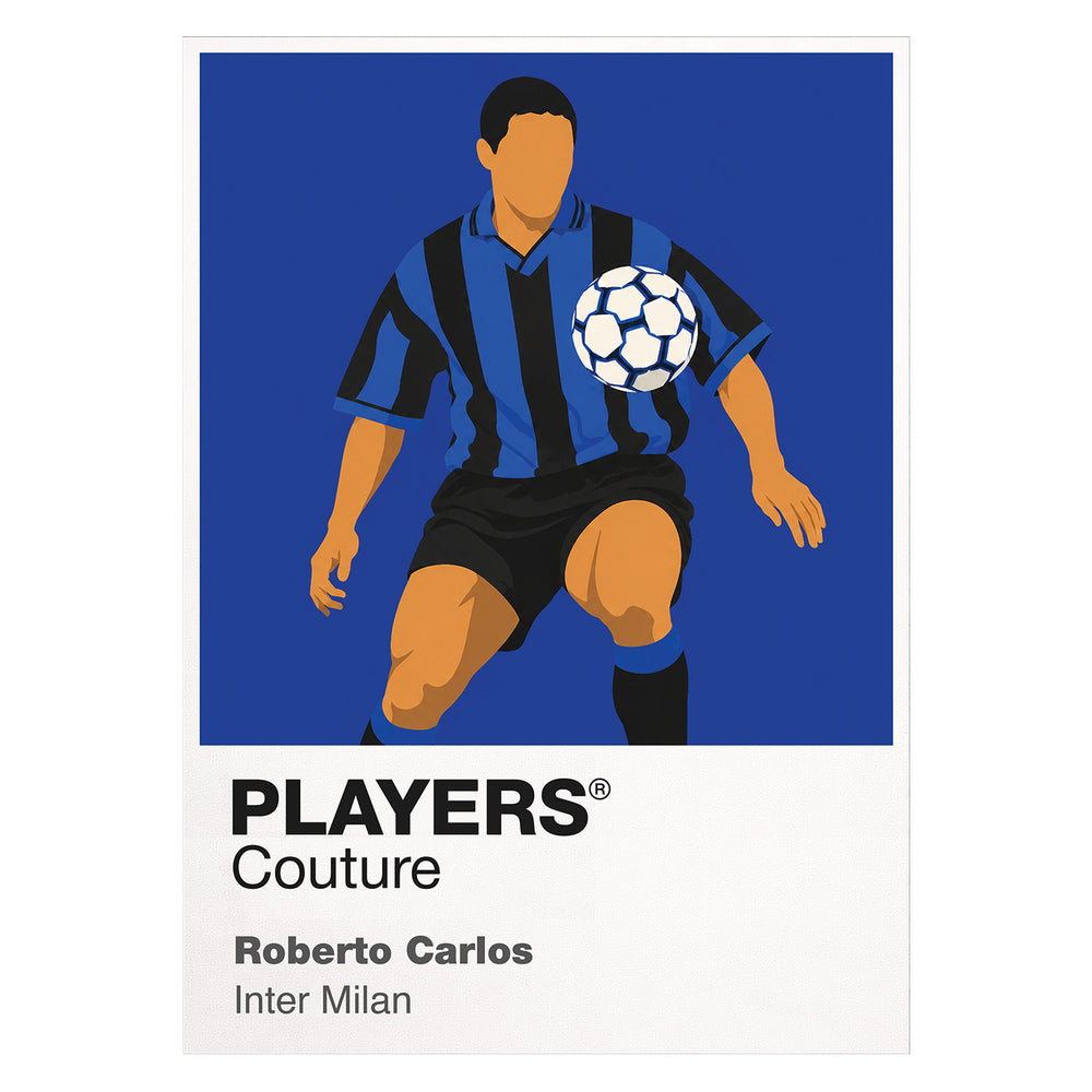 Roberto Carlos Inter Milan Icon Frame — White
