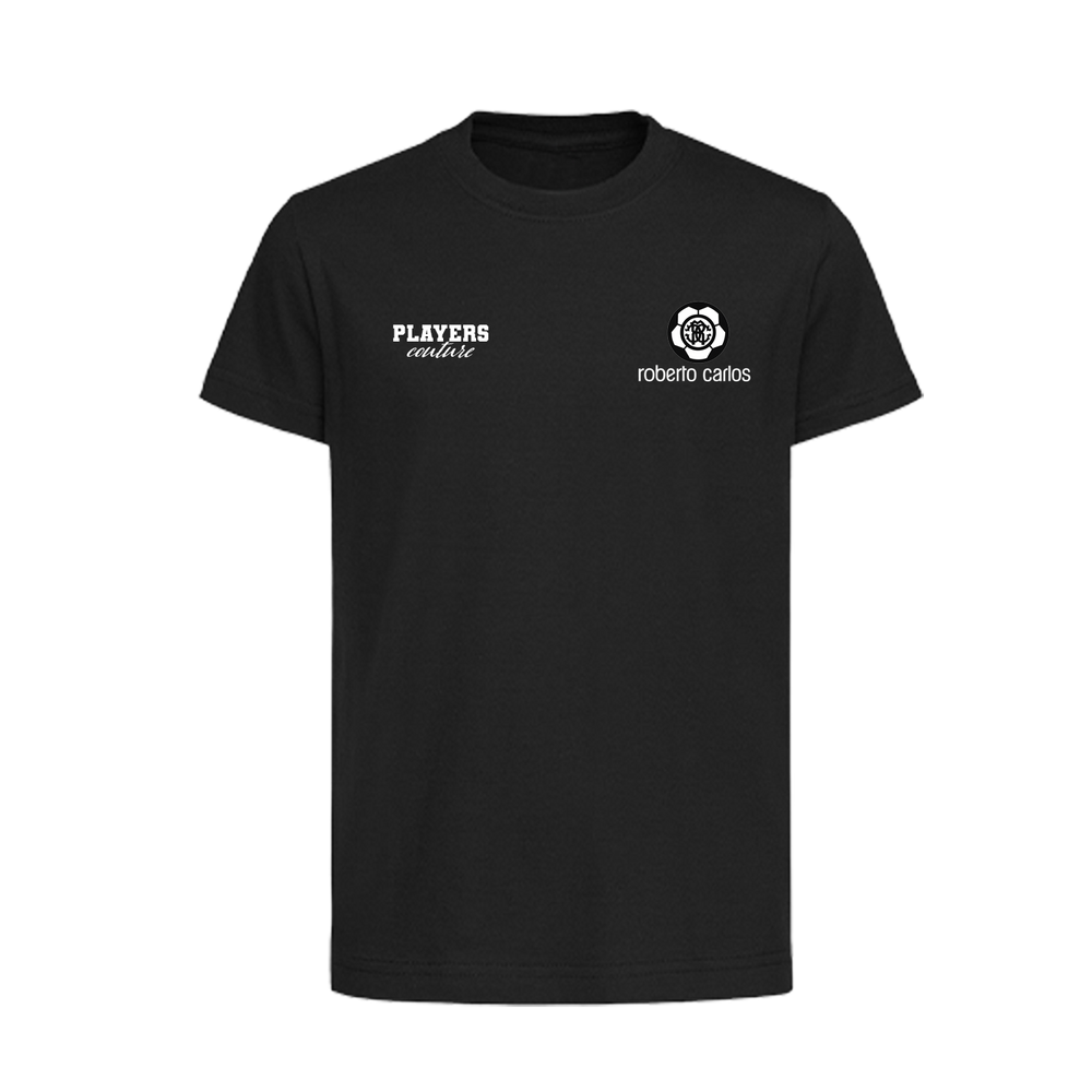 Roberto Carlos Logo Players Couture Kids T-Shirt Black