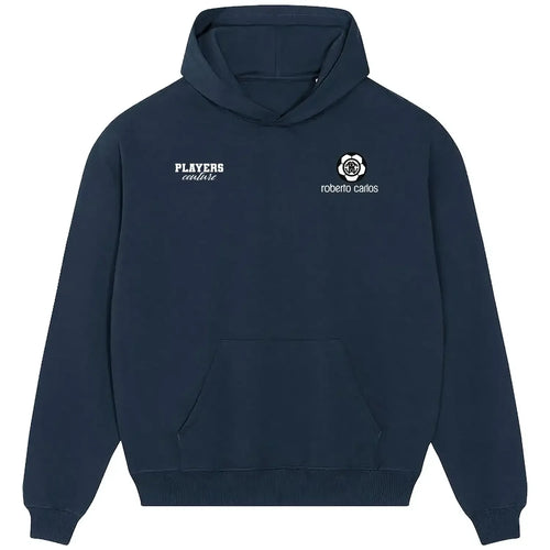 Roberto Carlos hoodie – navy men's hoodie featuring the Roberto Carlos Players Couture logo