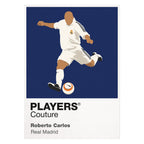 Roberto Carlos Real Madrid Icon Frame — White