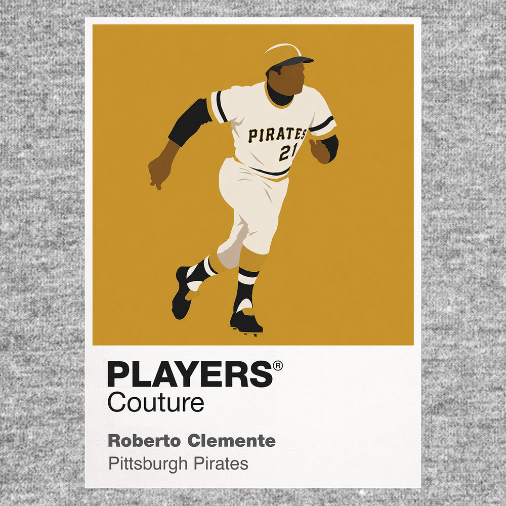 Roberto Clemente Pirates Baseball Icon Frame Men's T-Shirt