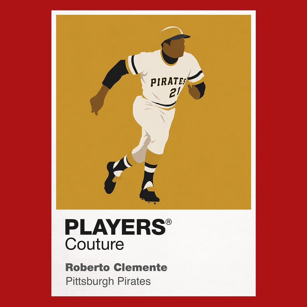 Roberto Clemente Pirates Baseball Icon Frame Men's T-Shirt