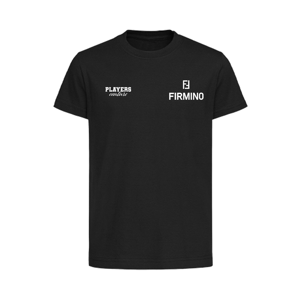 Roberto Firmino Logo Players Couture Kids T-Shirt Black