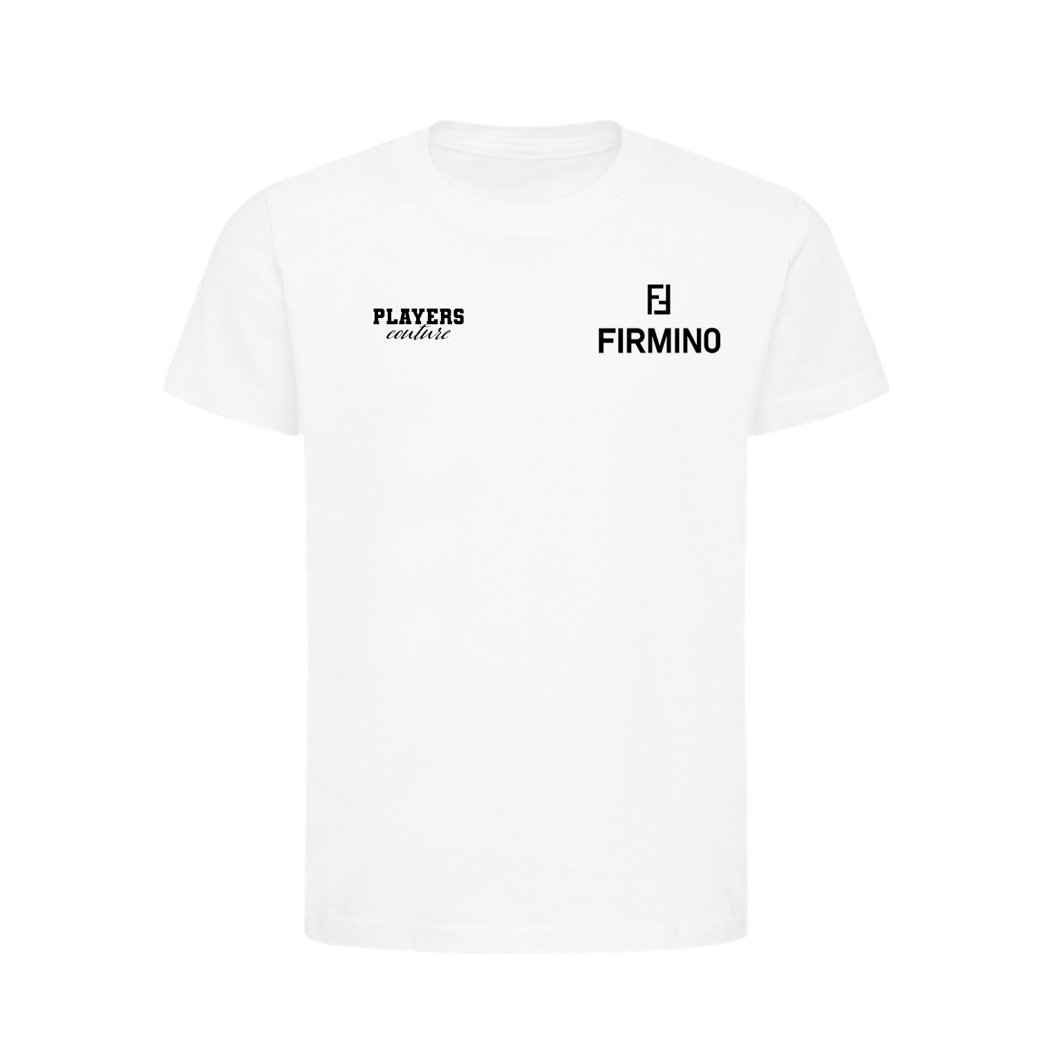 Roberto Firmino Logo Players Couture Kids T-Shirt White