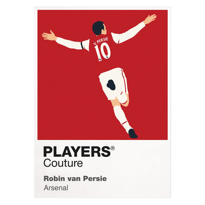 Robin van Persie Arsenal white Icon Frame artwork detail