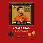 Robin van Persie 1P 8-Bit t-shirt retro gaming design by Players Couture