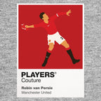 Robin van Persie Manchester United grey Icon Frame artwork detail