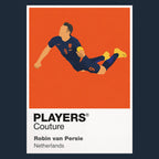 Robin van Persie Arsenal, Manchester United, PSV Eindhoven Icon Frame — Navy