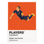 Robin van Persie Arsenal, Manchester United, PSV Eindhoven Icon Frame — White