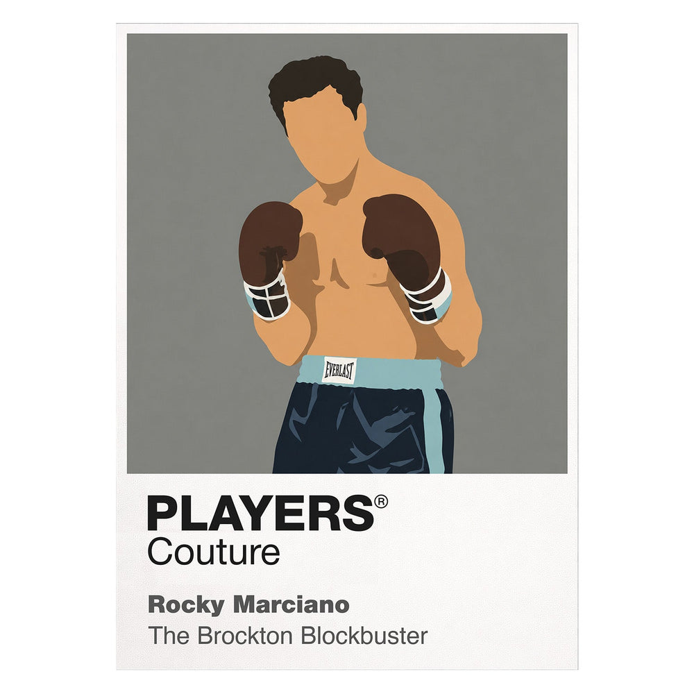 Rocky Marciano Boxing Icon Frame - Icon Design