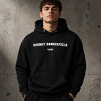 Rodney Dangerfield name-print hoodie - black
