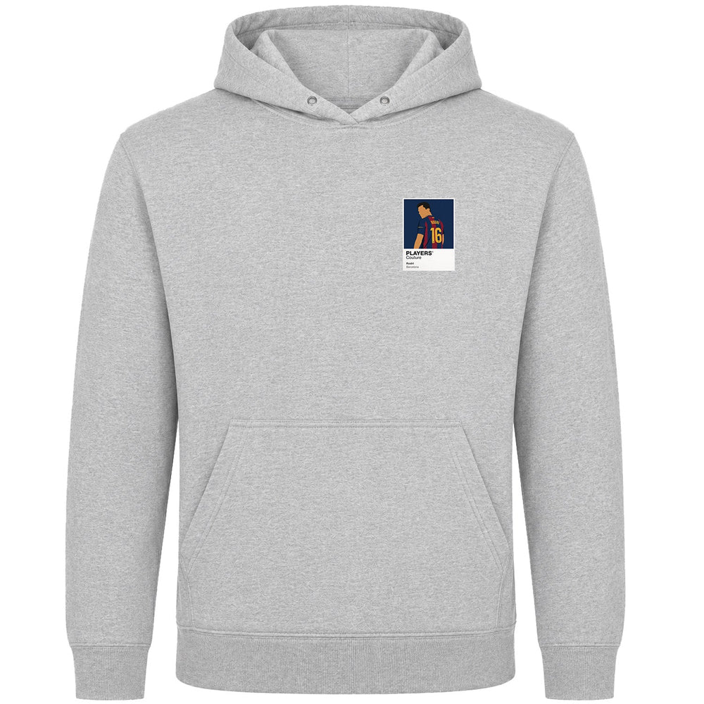 Rodri Barcelona Men's Hoodie - Grey
