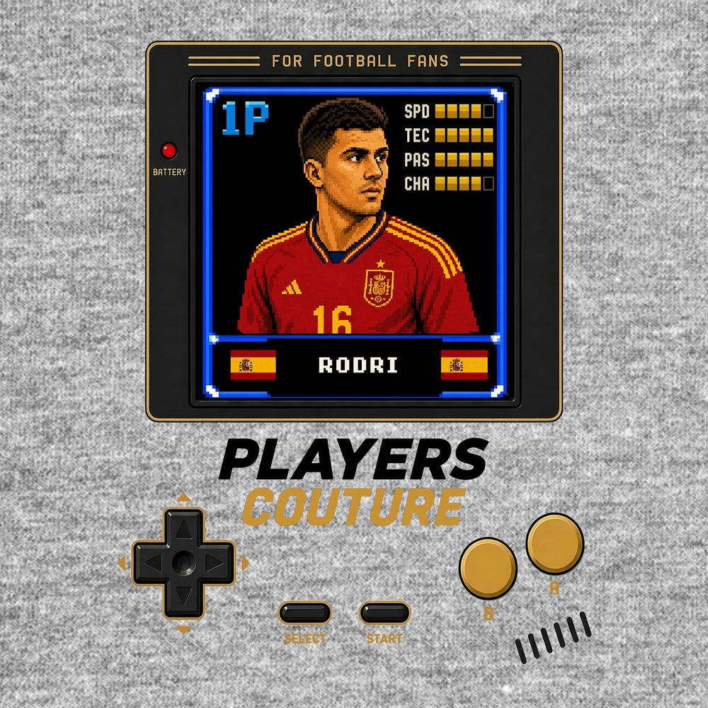 Rodri Icon 8-Bit Men's Hoodie - image 9
