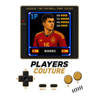 Rodri 1P 8-Bit t-shirt retro gaming design by Players Couture