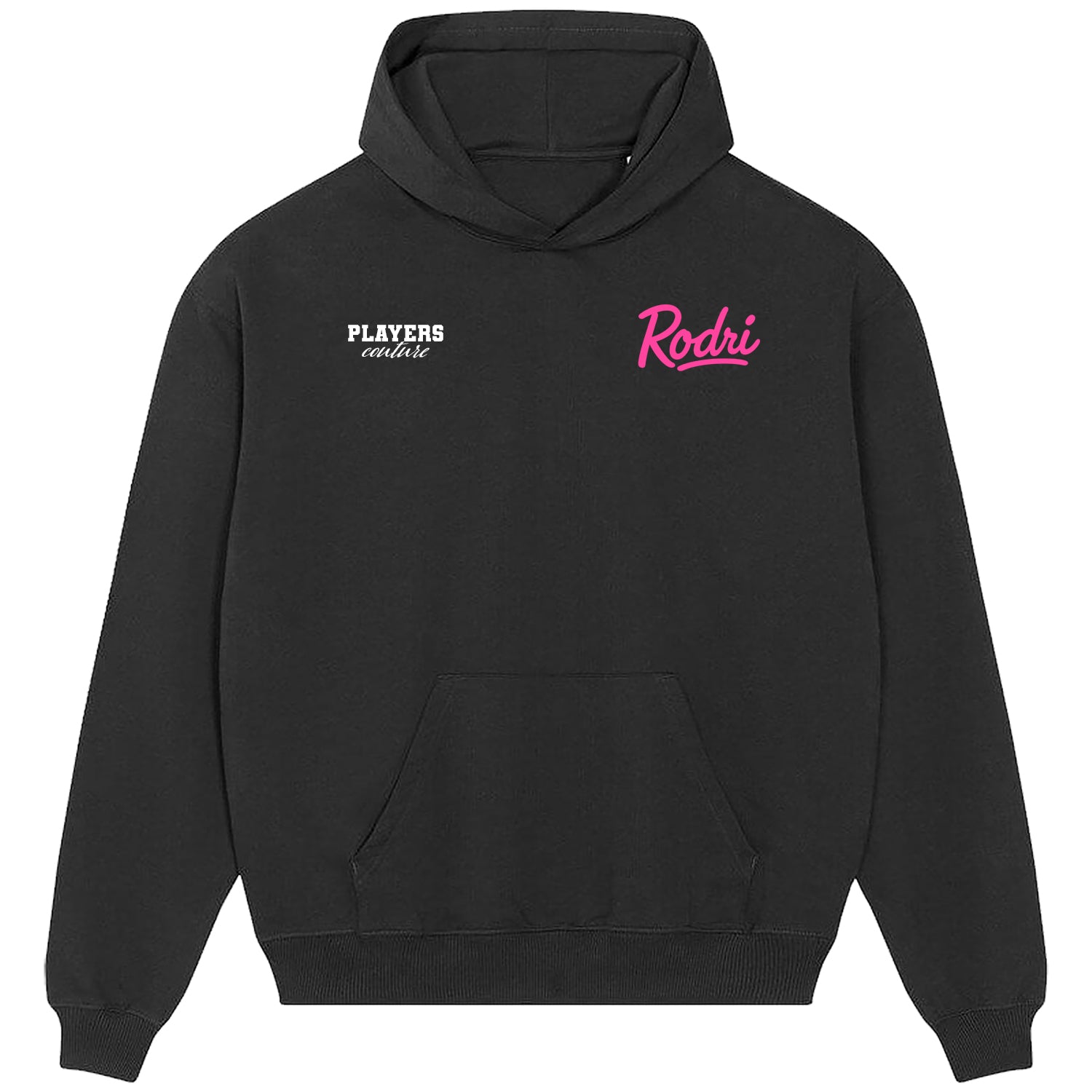 Rodri Logo Players Couture Men's Casual Hoodie Black