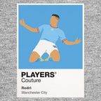 Rodri Manchester City Icon Frame — Gray