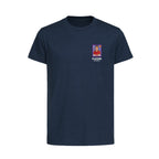 Rodri World Cup Sticker Kids T-Shirt – rodri sticker kids navy tshirt Players Couture design