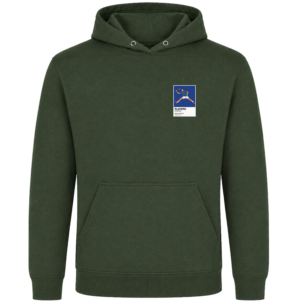 Roger Federer Tennis Icon Frame Men's Hoodie