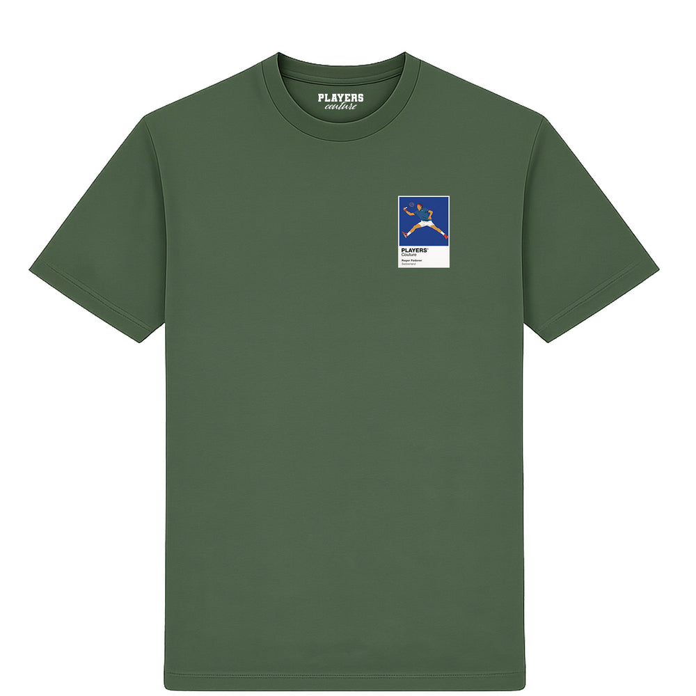 Roger Federer Tennis Icon Frame Men's T-Shirt